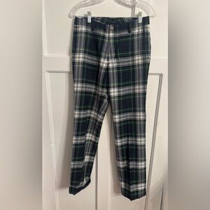 Vineyard Vines Men's Plaid Chinos - Navy and White